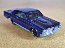 hot wheels 65 pontiac gto blue