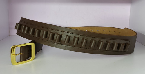 Leather cartridge belt brown - belt,