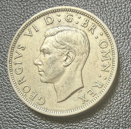 1948 king george half crown - vi,