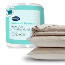 Silentnight Summer Breeze Seersucker Coverless Duvet 2.5 Tog Cream Natural