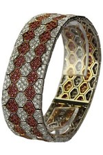 UNBRANDED 18K WHITE GOLD RUBY