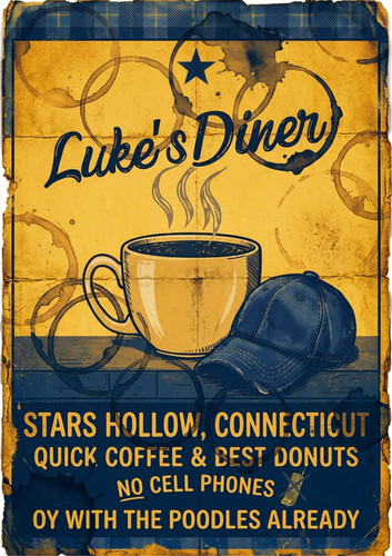 Gilmore girls lukes diner - gilmore,