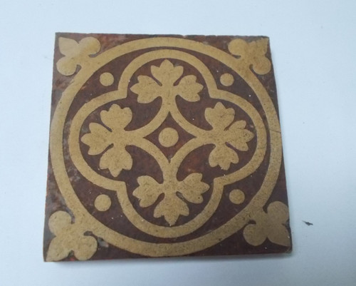 Floor tiles encaustic border - floor,