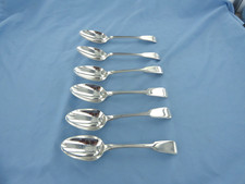 AN ANTIQUE SET OF SIX STERLING