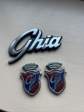 Ford Ghia Badges vintage retro