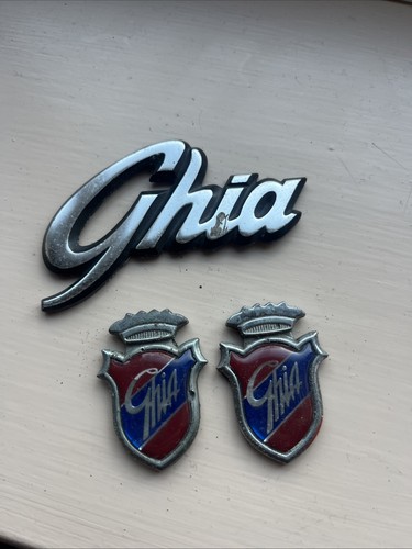Ford ghia badges vintage - ghia,