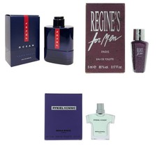 Mens Aftershave Miniature Mini Gift Travel x3 Prada Regines Rykiel