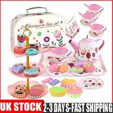 Kids Tin Tea Set with Tea Pot