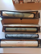4 Vintage PIANOLA Scrolls  Rolls 3 original boxes Crafting  B