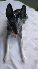 Vintage Porcelain Large Resting Alsatian German Shepherd Dog Figurine