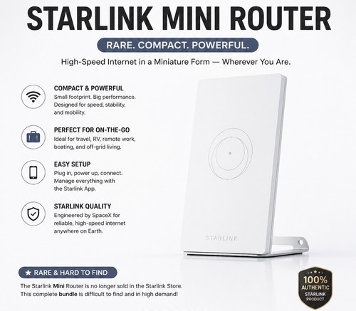 Starlink mini router mesh - router, node