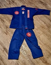 Official GB Edition Gi Set Jiu Jitsu BJJ GRACIE BARRA Y4 NB: Damaged, Repaired