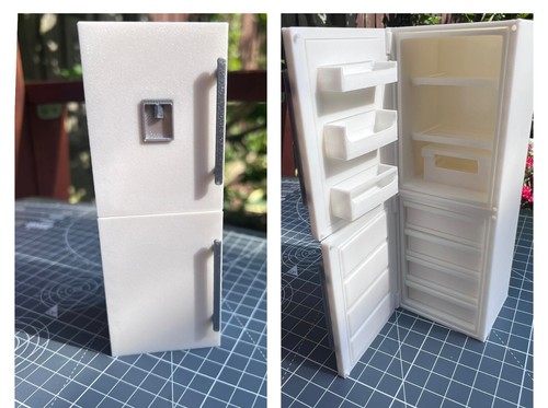 Scale dolls house - scale, fridge