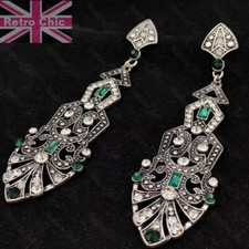 Long Art Deco Style Geometric