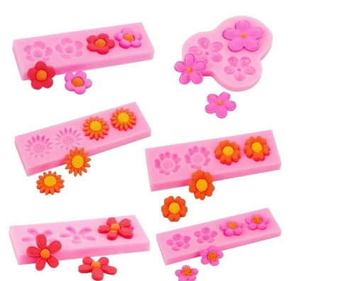 Flower mold cake - mold, decor