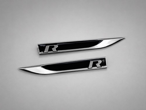 Golf side badge emblem - r,