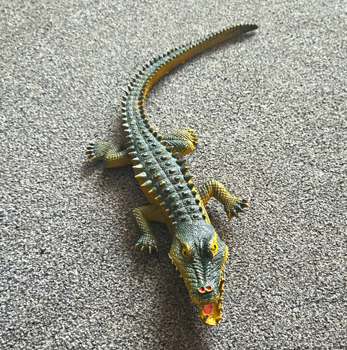 Plastic crocodile alligator - plastic, crocodile/alligator