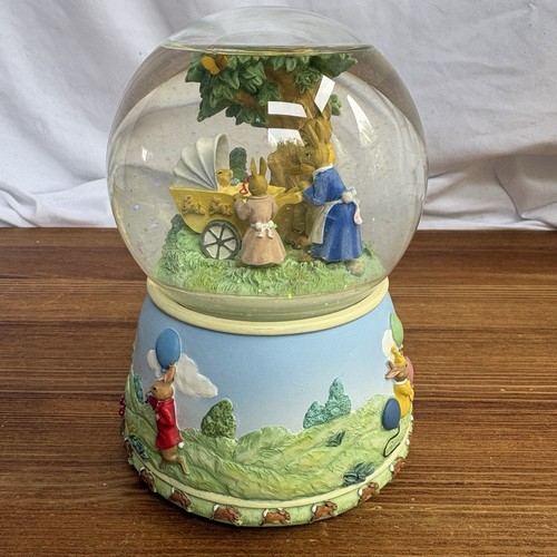 Bunnykins musical snow globe - musical,