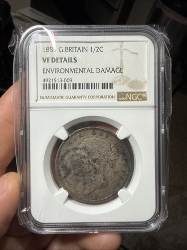 1883 great britain half crown - 1883,