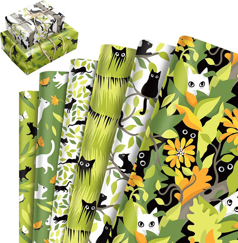 Sheets cat wrapping - cat, paper