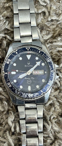Bulova marine star - quarts, blue