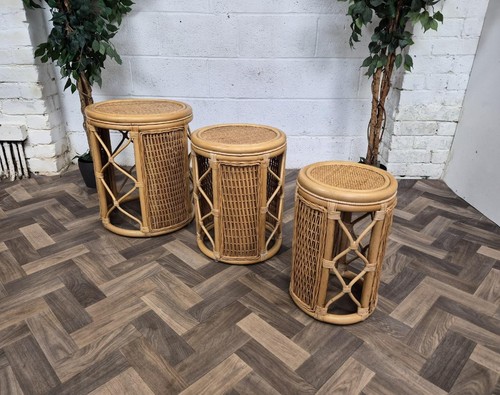Vintage round bamboo - vintage,