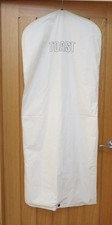 Toast Unbleached Cotton Hanging Garment Bag Full Length - Dress Coat Jacket