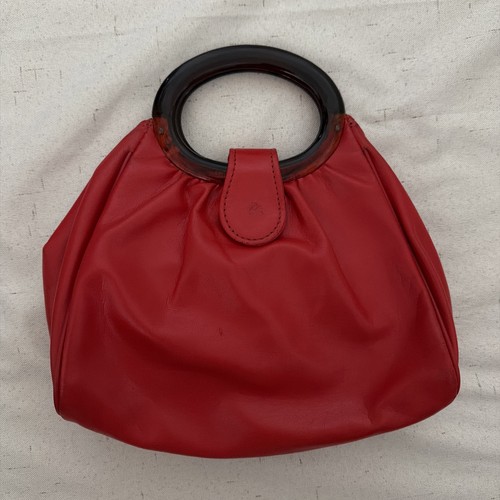 Vintage red top - top, purse