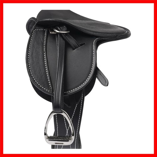 Black fine grain leather toy - grain,