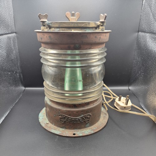 Antique copper masthead ship - antique,