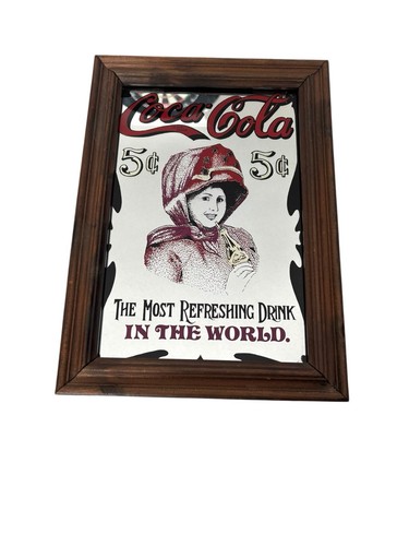 Coca cola advertisement mirror - coca-cola,