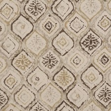 Petra Ikat Earth Beige Cotton