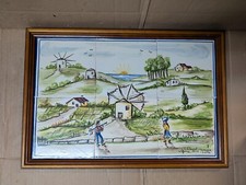 6 Handpainted Tiles Landscape