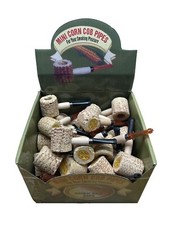 Mini Corn Cob Pipe 3" Classic Smoking Pipe Tobacco New Unsmoked