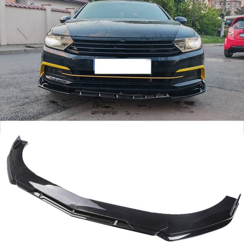 Glossy blk front bumper lip - blk,