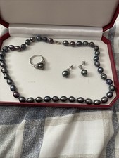 Real Black Tahitian Pearl