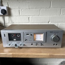Vintage Akai Stereo Cassette Deck Model CS-M01A  Tested Working
