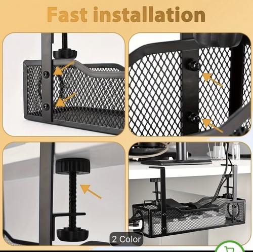 Under desk cable - under, tray