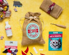 Rag Rug Kids' Kit - Make a Cute or Creepy Rag-a-Monster - w/ All Tools & Fabric