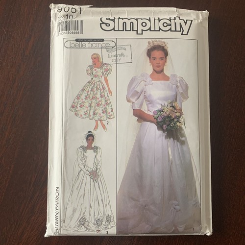9051 uncut simplicity bride - 9051,