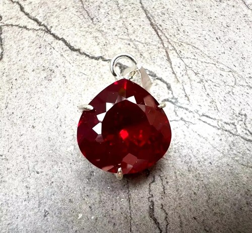 Natural burmese red ruby - burmese, ct