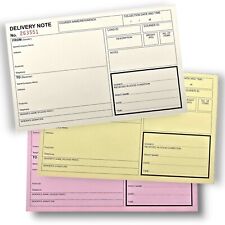 Delivery note, Proof of delivery triplicate A5, POD book