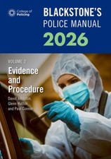 Blackstones Police Manuals 2026 Paperbac