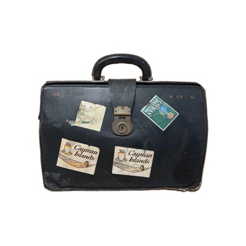 Vintage leather gladstone bag - vintage,