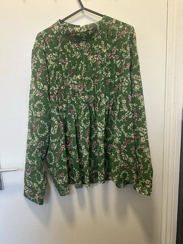 Ladies sheer green blouse - tu,