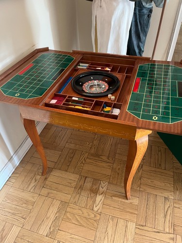 Italian inlaid wood - italian, game