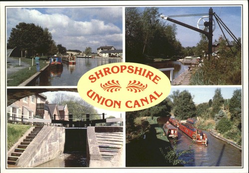 Vintage shropshire union canal - vintage,