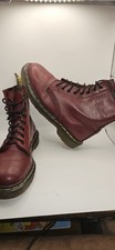 Dr Martens 1460 Vintage Made In England Boots UK Size 7 - Cherry Red