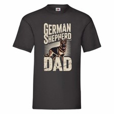 German Shepherd Dad T Shirt Small-2XL