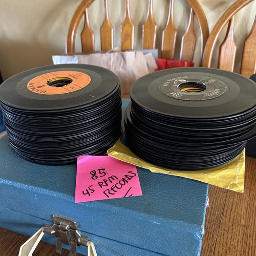 Random lot 45rpm records - 85,